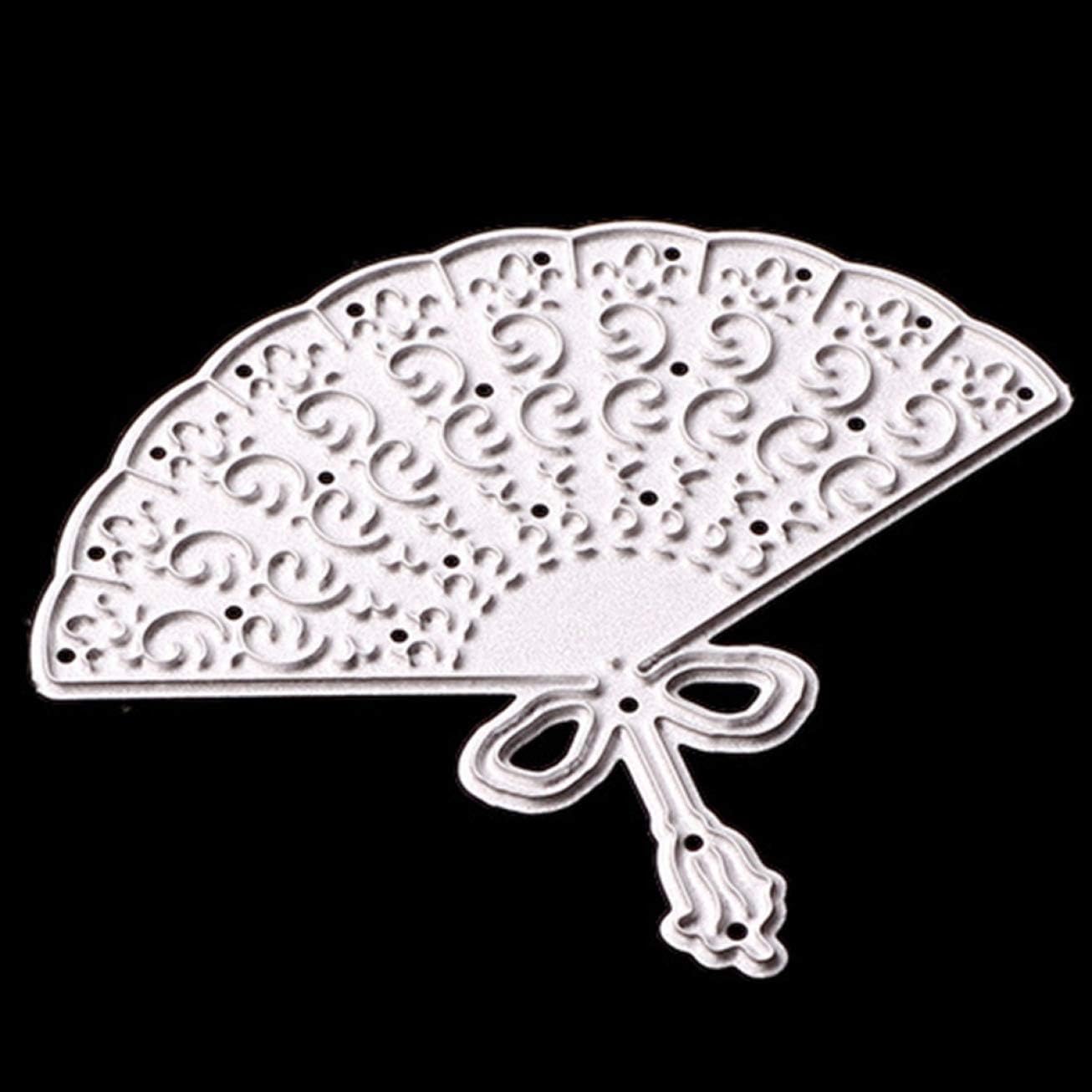 Cherry Cronin New Design Fan Metal Cutting Dies Stencil DIY Decor Crafts Die Cut Scrapbooking Craft(None DC-1332)