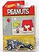 2017 Hot Wheels PEANUTS Complete Set Of 6 : CHARLIE BROWN (Bone Shaker), SNOOPY (Altred Ego), LUCY (Purple Passion), FRANKLIN (Chicane), LINUS (Circle Tracker), SALLY (Qombee)