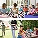 Buringer Reusable Insulated Lunch Bag Cooler Tote Box with Front Pocket Zipper Closure for Woman Man Work Picnic or Travel (Red Flowers)