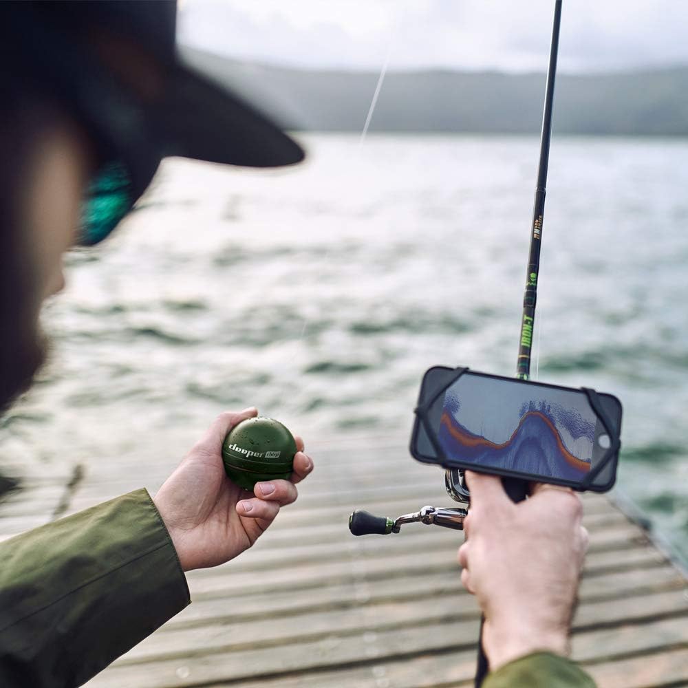 Deeper Chirp Smart Sonar Phone Castable Wireless Fishfinder Depth Finder Portable Fish Finder for Kayaks Boat Shore Ice Fishing Gifts Kayak Fishing Gear: Sports & Outdoors