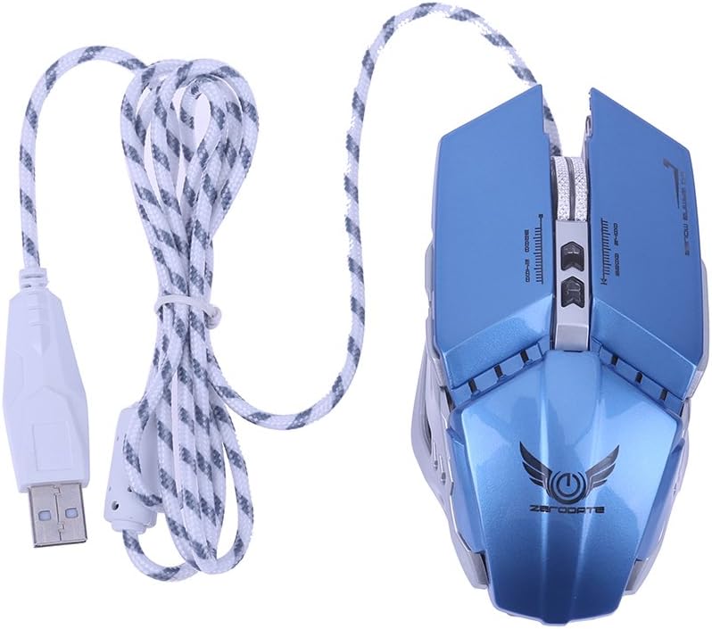 demiawaking X700 3200DPI USB Wired Programmable Gaming Optical Mouse