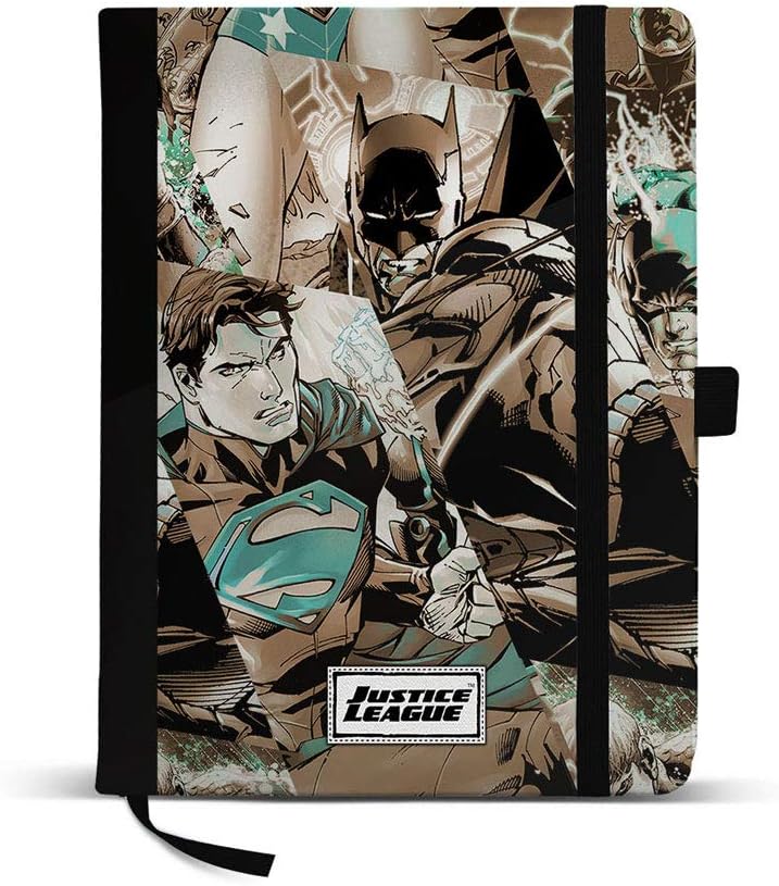 Liga de la Justicia Justice League - Journal, Multicolor (Karactermania km-37631), Multicoloured