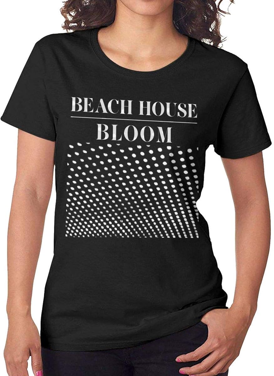 Amazoncom Womens Beach House Bloom Tshirts Black Clothing