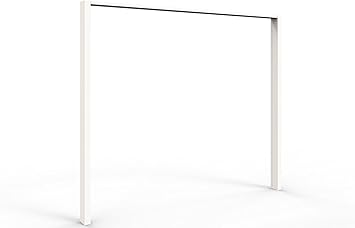 Wiemann Loft Passepartout Rahmen Fur Kleiderschrank 250 Cm Breit Weiss B H T 259 3 Cm X 220 Cm X 12 5 Cm Amazon De Kuche Haushalt