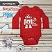 Fayebeline Valentines Day Bodysuit by Fayfaire Boutique | Adorable I'm Just a Love Machine NB-18M