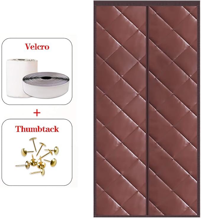 HMHD Cortina Mosquitera para Puertas, Cortina Termica Puerta Magnético