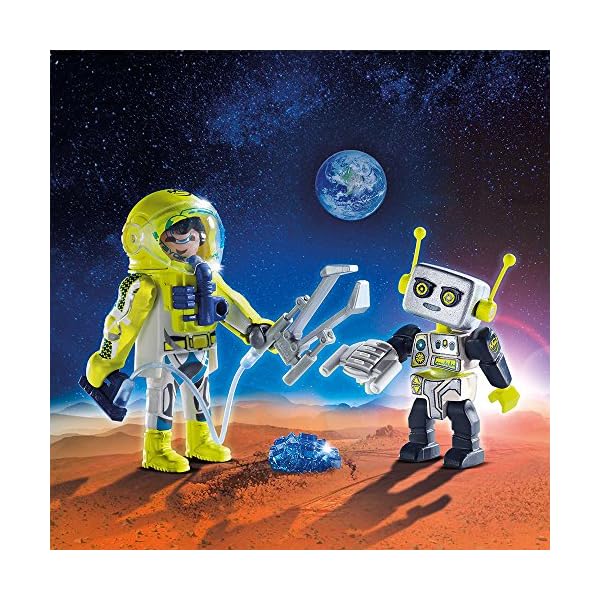Playmobil 9492 Space Astronaut and Robot Duo Pack