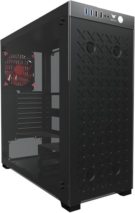 Nfortec Scorpius Red - Caja ATX, Color Rojo: Amazon.es: Informática