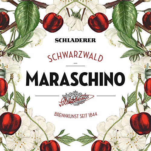 Schladerer Maraschino Likör, einzigartige Kombination aus Maraska Kirschen und Schwarzwälder Sauerkirschen, feingliedrig und intensiv fruchtig (1 x 0.5 l) – Bild 3