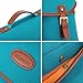 Kattee Vintage PU Leather Canvas DSLR Mirrorless Camera Shoulder Bag for Canon Nikon, etc (Large, Blue)
