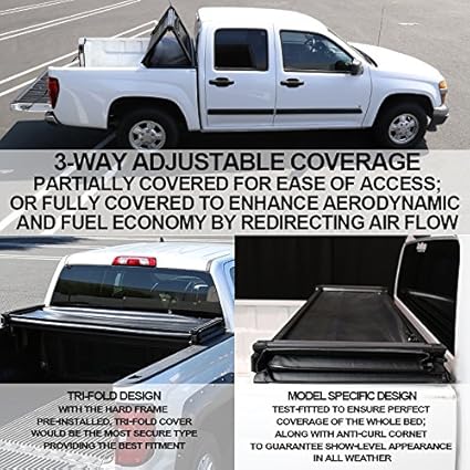 Amazon Com Spec D Tuning 6 7 Bed Tri Fold Tonneau Cover For 2004 2015 Nissan Titan Automotive