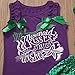 Kid Baby Girl Cute 3pcs Set Headband + Mermaid Ruffle Top Shirt + Mermaid Shorts Clothes Set (90 (2-3Y), Purple and Green)