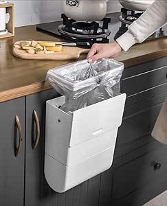 Caja de Almacenamiento de Basura 6L, Puerta del Armario de Cocina