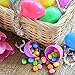 HansGo Toy Filled Easter Eggs, 12PCS Surprise Eggs Prefilled with Mini Dinosaurs Bright Colorful Plastic Surprise Eggs for Kids Party