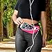 Belt4Run Running Activity Belt: Spacious, Lightweight, Waterproof Travel Fanny Pack with 2 Zippered Pockets, Adjustable to 42.5 Inch Waist in 4 Colors (Black)