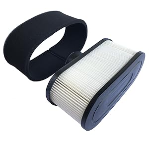 HEYZLASS 11013-0752 11013-0726 Air Filter, for Kawasaki FR651V FR730V FR691V Engine Air Cleaner, Lawn Mower Air Filter, Plus 11013-7046 Pre Filter