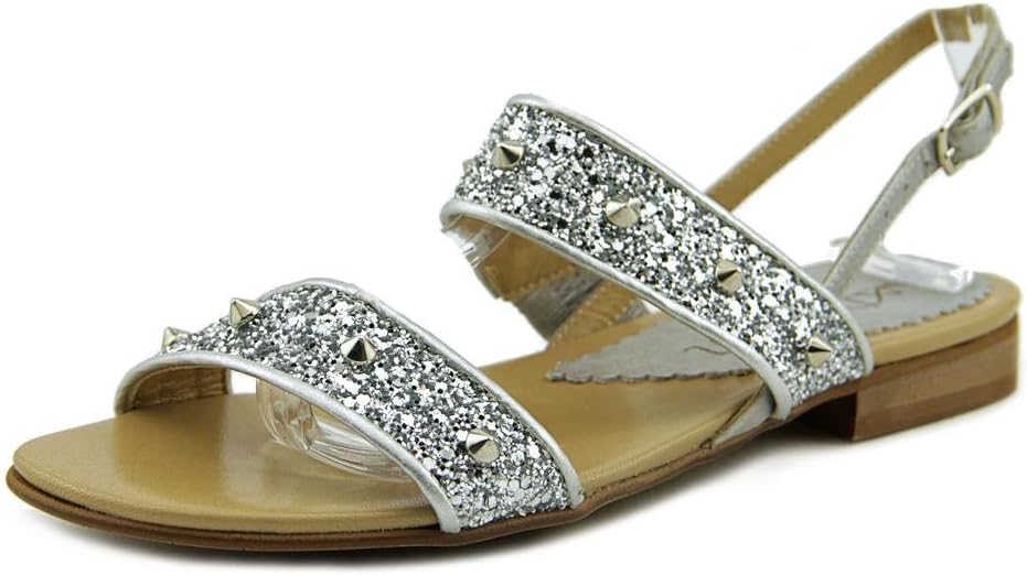 sixtyseven 7440 Women US 7 Silver Slides Sandal