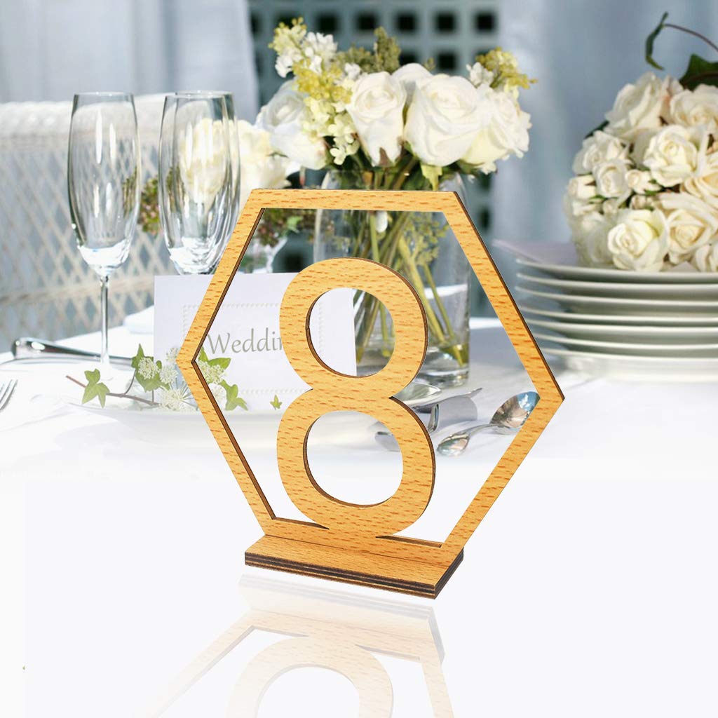 Table Numbers 120 for Wedding or Restaurants with Base