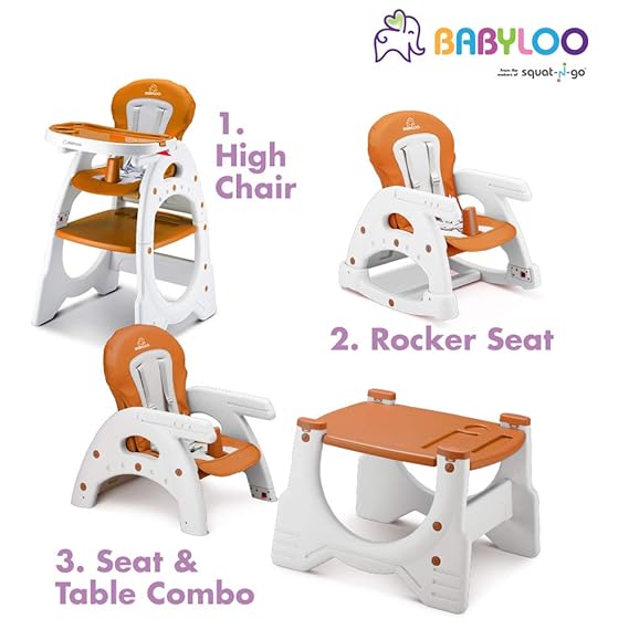 high chair and table combination