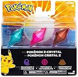 Pokemon Z-Ring Crystals 3 Pack Dragonium Z Psychium Z Groundium Z