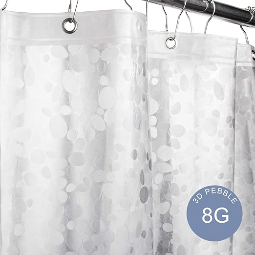 Amazon Com Ebecede Extra Long Shower Curtain Liner 72 X 86 With