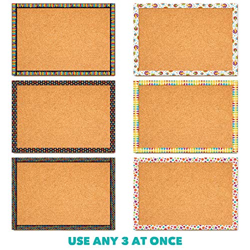 Sproutbrite Bulletin Board Borders - Classroom Decorations - 75 ft - 3 Double Sided Trimmers, Back to School, Growth Mindset Theme Decorative Border Trimmers - Thumbnail 3