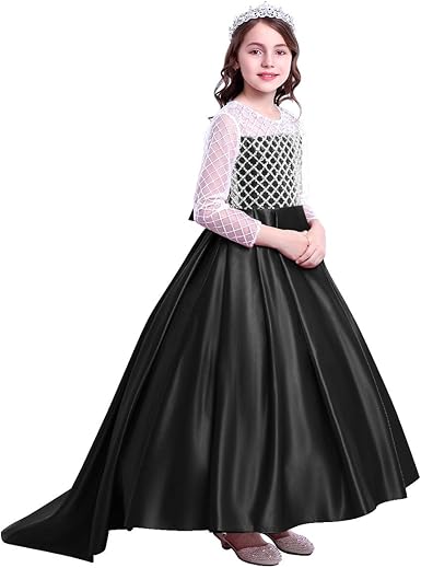 long sleeve maxi dress for girls