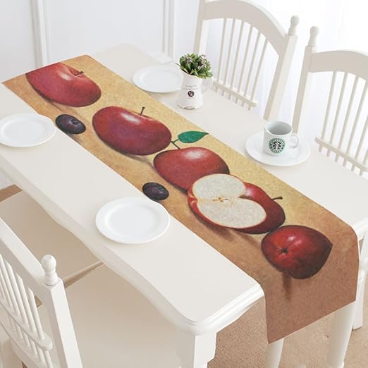 Amazon Com Interestprint Red Apple Painting Polyester Table