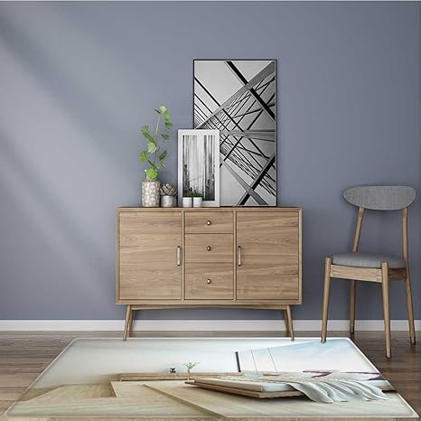 Amazon Com Machine Washable Large Bathroom Mat Modern Bedroom