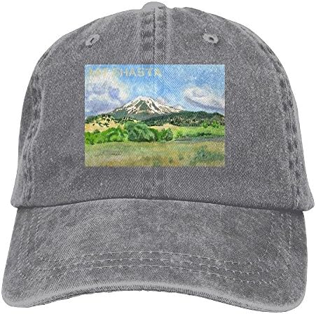 Guk5l MT. Shasta View Women Washed Pigment Dyed Cotton Low Profile Dad Hats Vintage Style Adjustable Hats