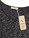 Timeson Women Loose Fit Long Sleeve High Low Bottom Ruched Blouse Tops Medium Black