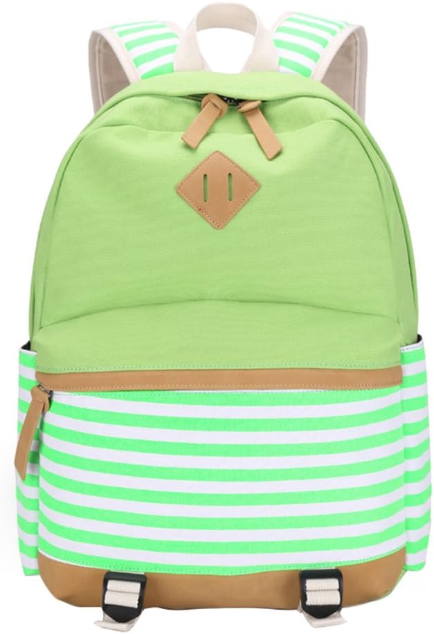 QSB Thickened Canvas Laptop Bag Shoulder Daypack School Backpack Causal Rucksack Hiking Bag 8810