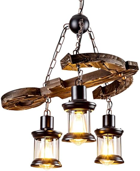 UWY Vintage Industrie Anhänger Deckenleuchte Wohnzimmer Esszimmer Küche