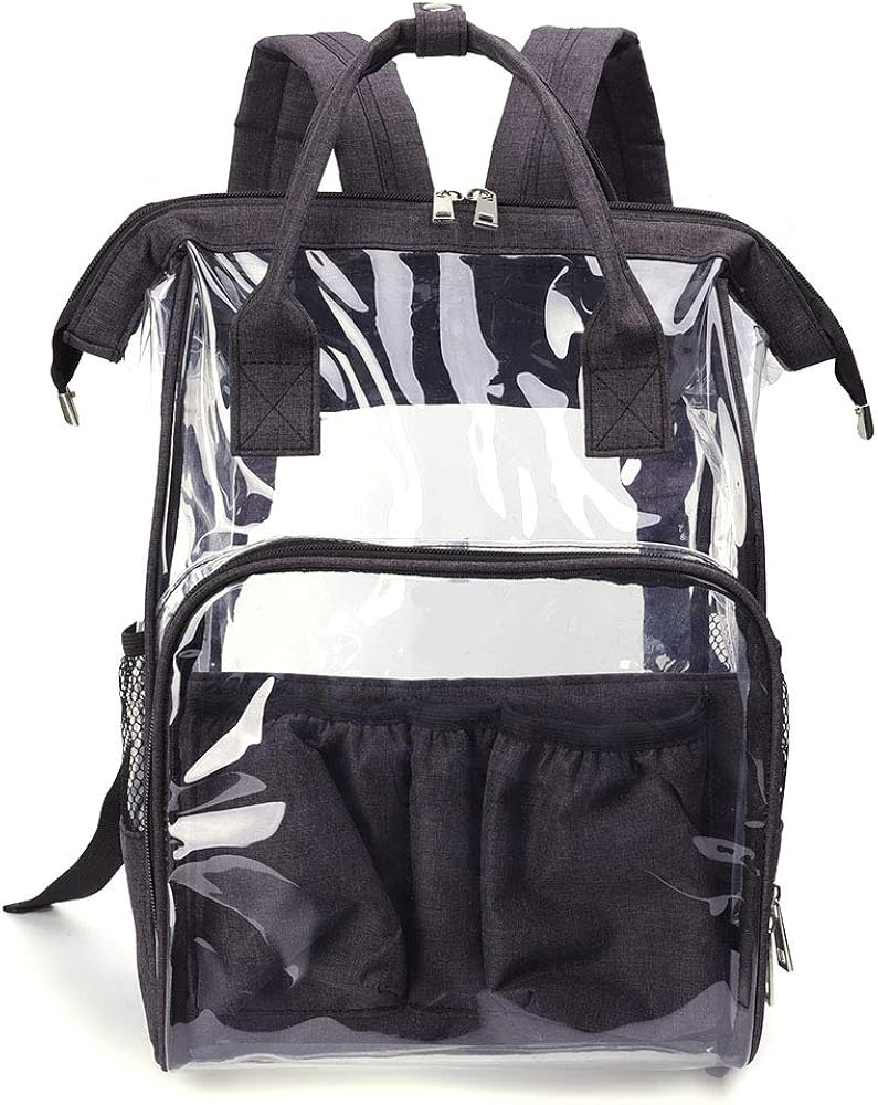 clear diaper bag