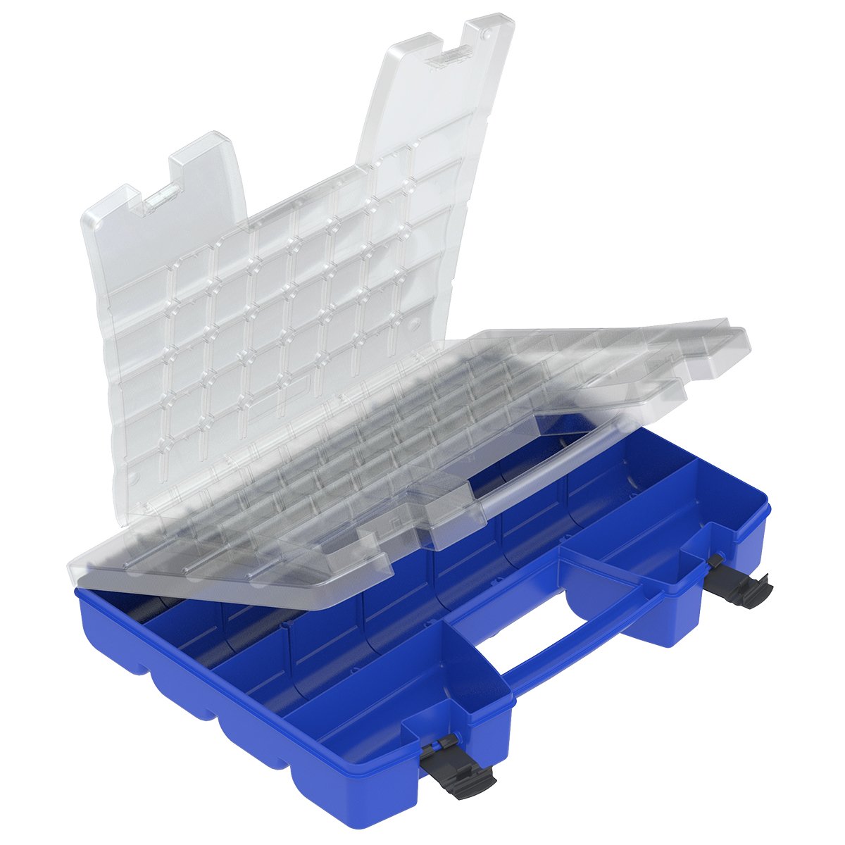 AkroMils 6318 Plastic Portable Hardware and Craft Parts Organizer, Large, Blue 32903615197 eBay