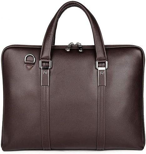 Amazon Co Jp ブリーフケース メンズクラシックビジネストートバッグ大容量防水レザーブリーフケースラップトップケース メンズブリーフケース Color Chocolate Size 38x6x30cm ホーム キッチン