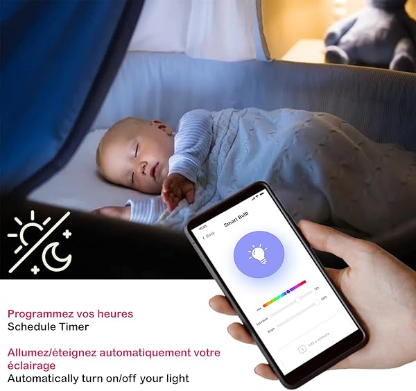 Enchufe programable inteligente WiFi LED RGB EU tipo F compatible con Alexa Google Home enchufe elctrico de 16 A con control remoto y Vocal Smart Life sin HUB