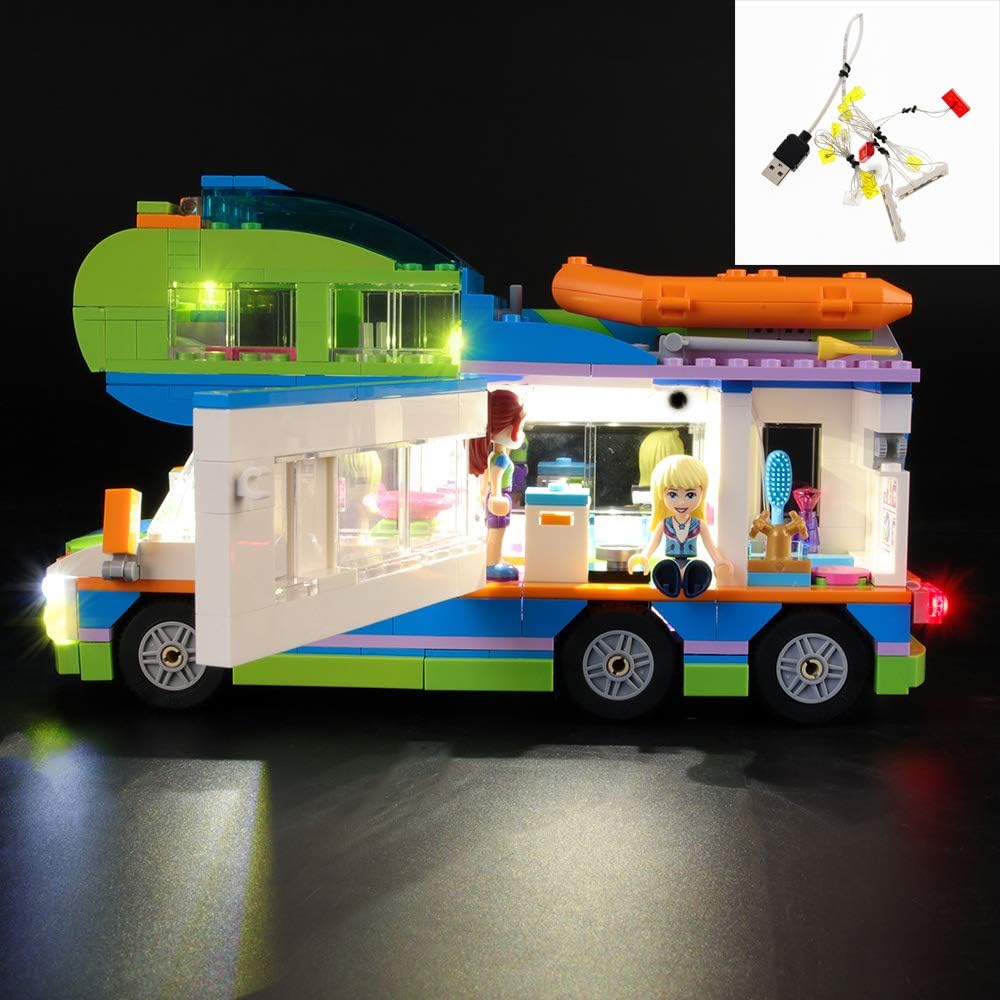 lego friends heartlake mia's camper van toy