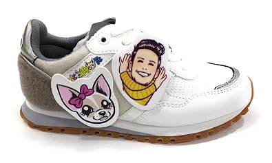 Scarpe per bambine e ragazze Liu-Jo Me Contro Te Sneakers Lacci  Bimbo/Ragazzo in Tessuto e Velcro Adesivi 4XX799TX08100009 urban-earth.co.uk