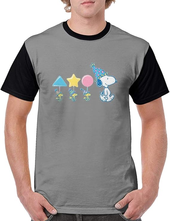 Amazon Co Jp スヌーピー 1 Tシャツ メンズ 半袖 夏 カジュアル トップス ファッション 100 ポリエステル 抗菌防臭 丸襟 柔らかい 快適 人気 家族セット 半袖t 服 ファッション小物