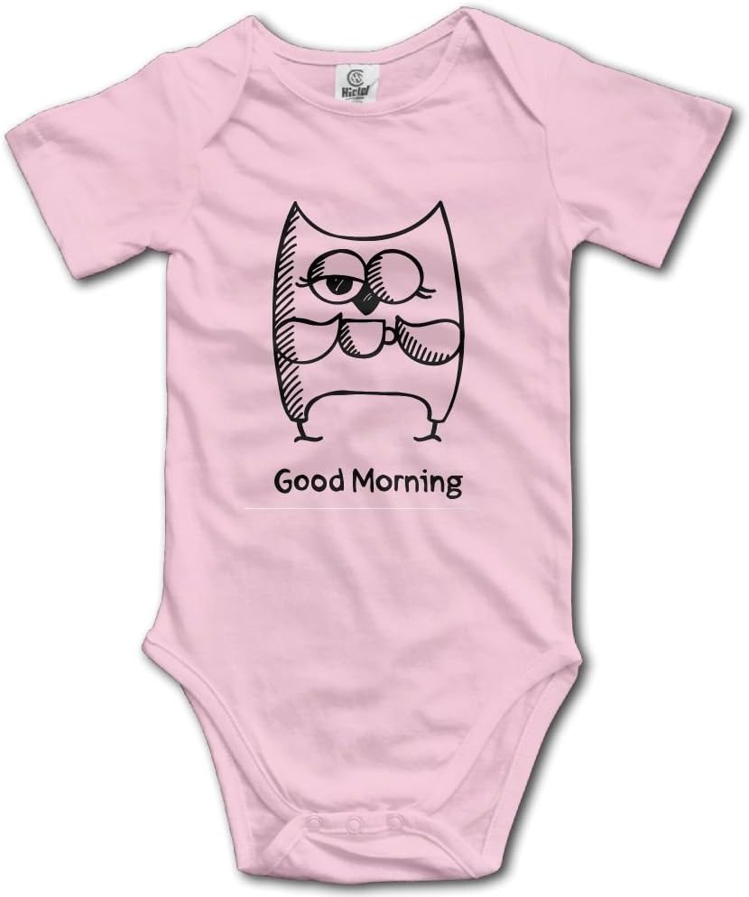 Good Morning Baby Outfit Creeper Short Sleeves Bodysuits
