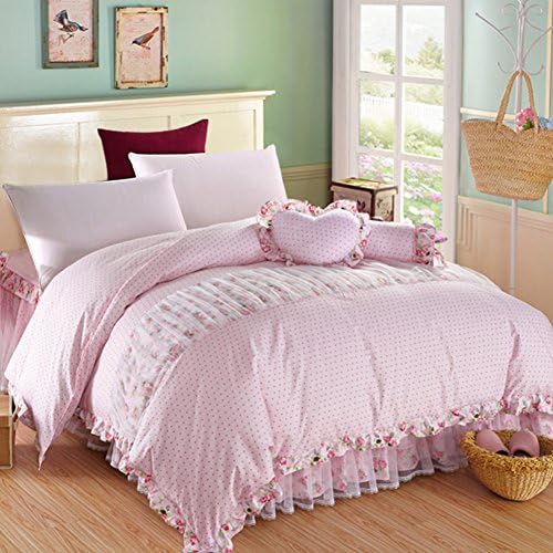 100％Cotton Duvet cover single [Cotton] Lace [Quilt] Duvet cover-B 180220cm(71x87inch)