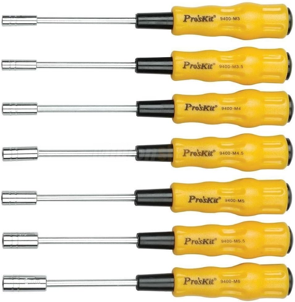Brand Proskit 1pk-9402 7pcs Electronic Hex Nut Driver Set Screwdriver Hand Tool
