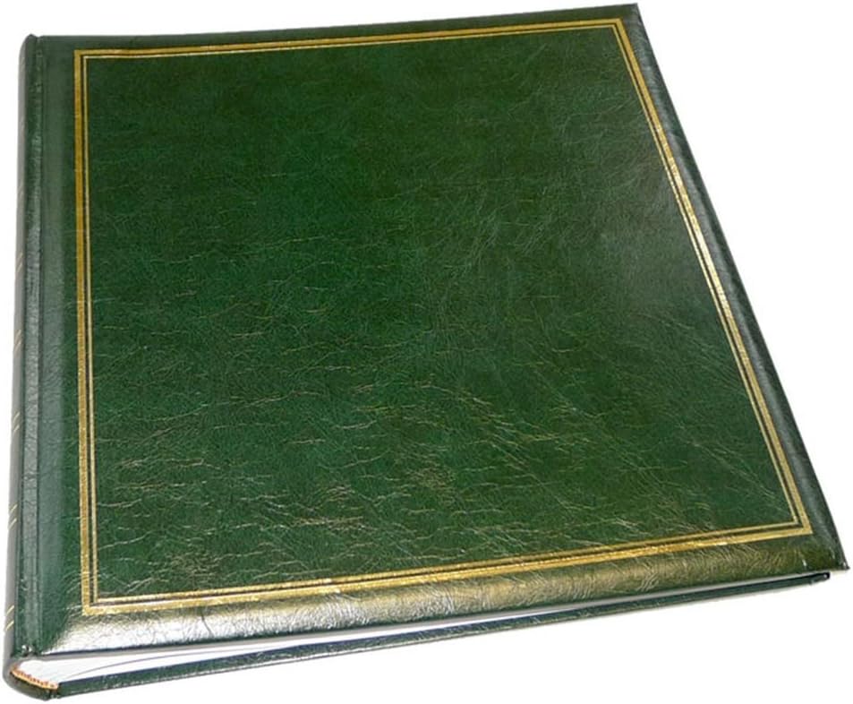 Dorr Classic Traditional 100-Sides Photo Album, Fabric, Green, 33 x 6 x 34 cm