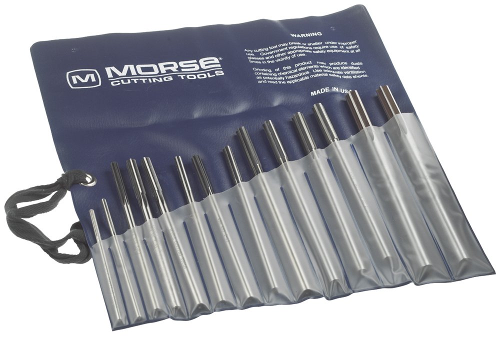 Morse Cutting Tools 23304 Metric Chucking Reamer Set, HighSpeed Steel