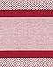 Sticky Toffee Cotton Woven Table Runner with Fringe, Traditional Diamond, Red, 14 in x 72 in