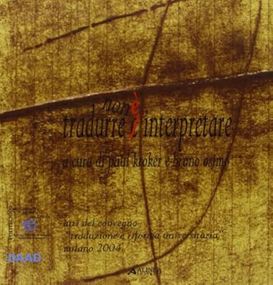 Amazon Com Traduzione E Riforma Universitaria 9788881257669 P Kroker B Osimo Books