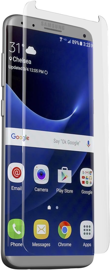 Zagg Invisible Shield Glass Contour Screen Protector for Samsung S8, clear, Samsung Galaxy S8
