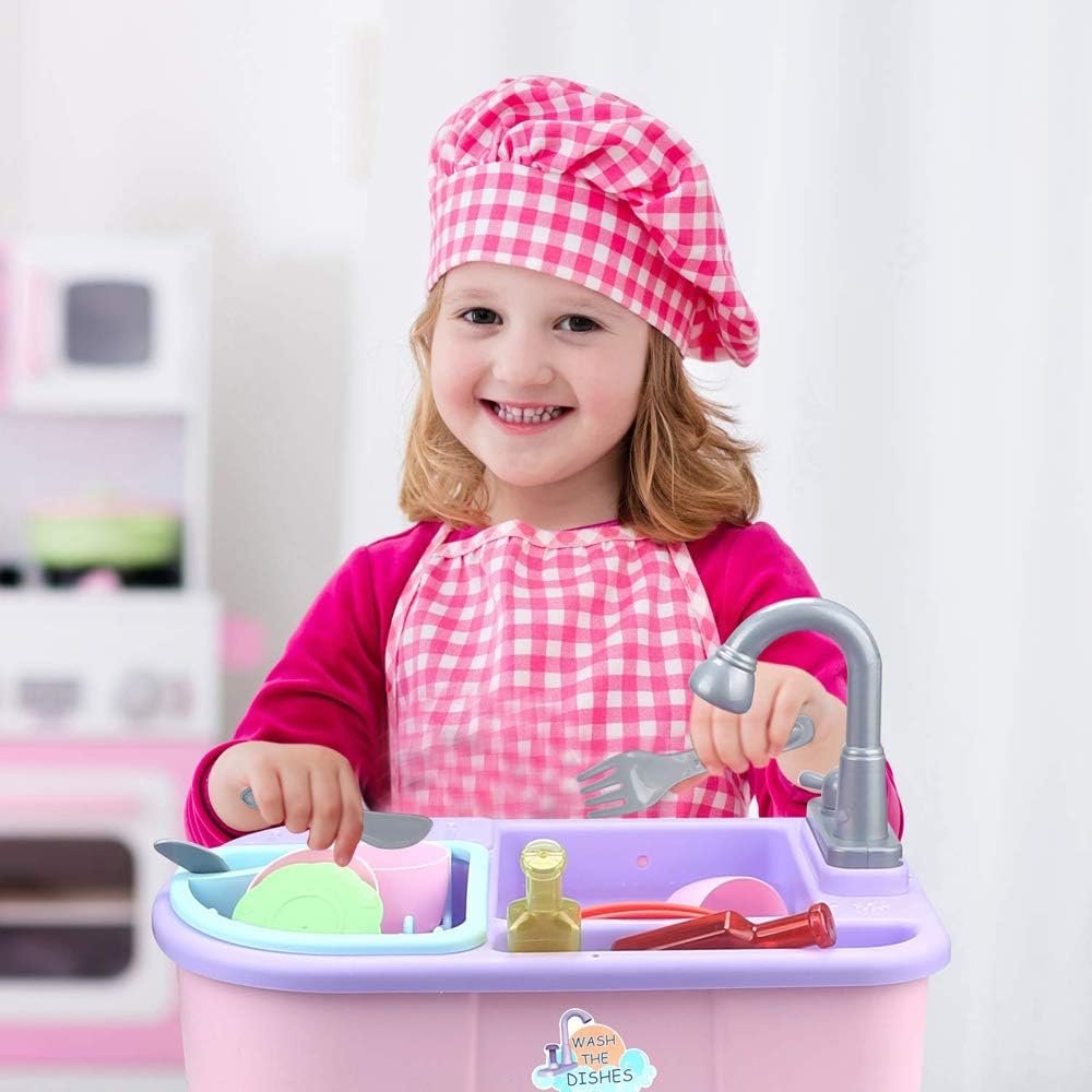 play kitchen with running water