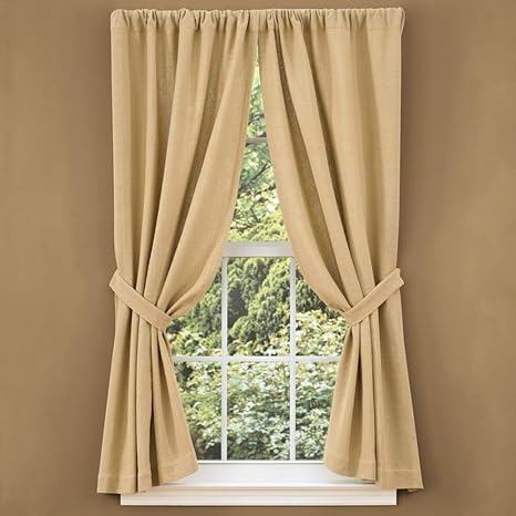 Amazon Com Park Designs Burlap Panel 72 X 63 Home Kitchen